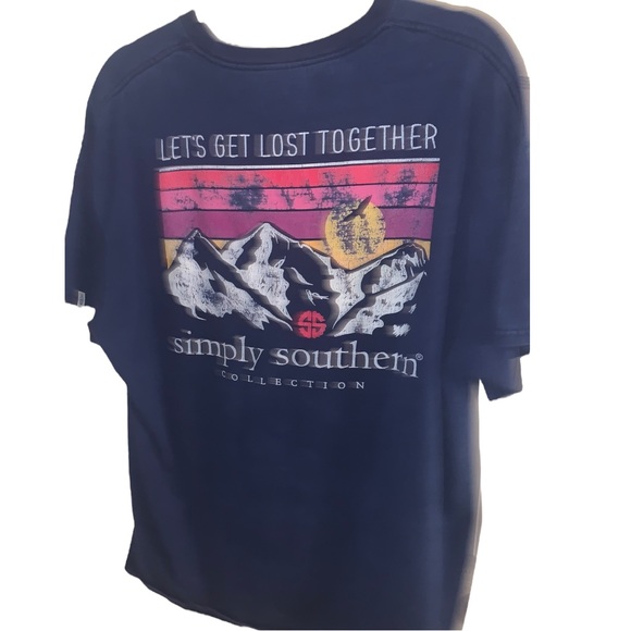 Simply Southern Let’s Get Lost Together T-Shirt - Picture 2 of 3